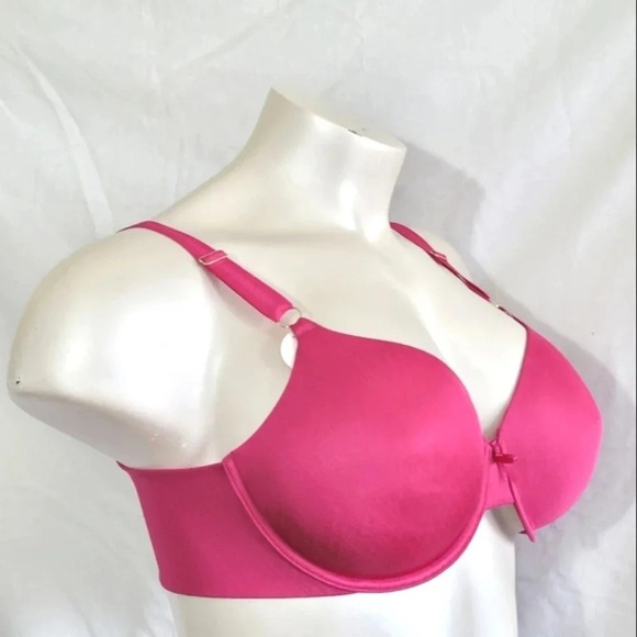 42C Radiant Vanity Fair 3475312 75312 75213 Back Smoothing UW Bra Wine NWT - Picture 2 of 5
